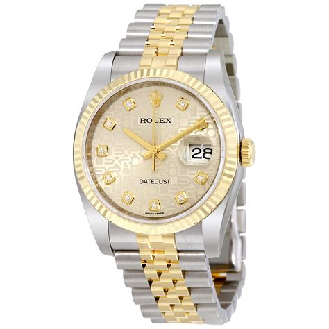 rolex oyster perpetual datejust silver and gold price